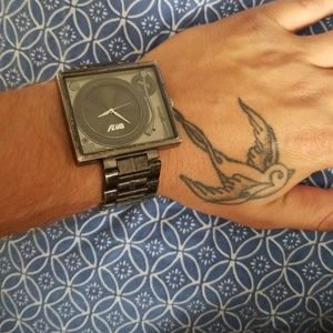 Mens Flüd turntable watch